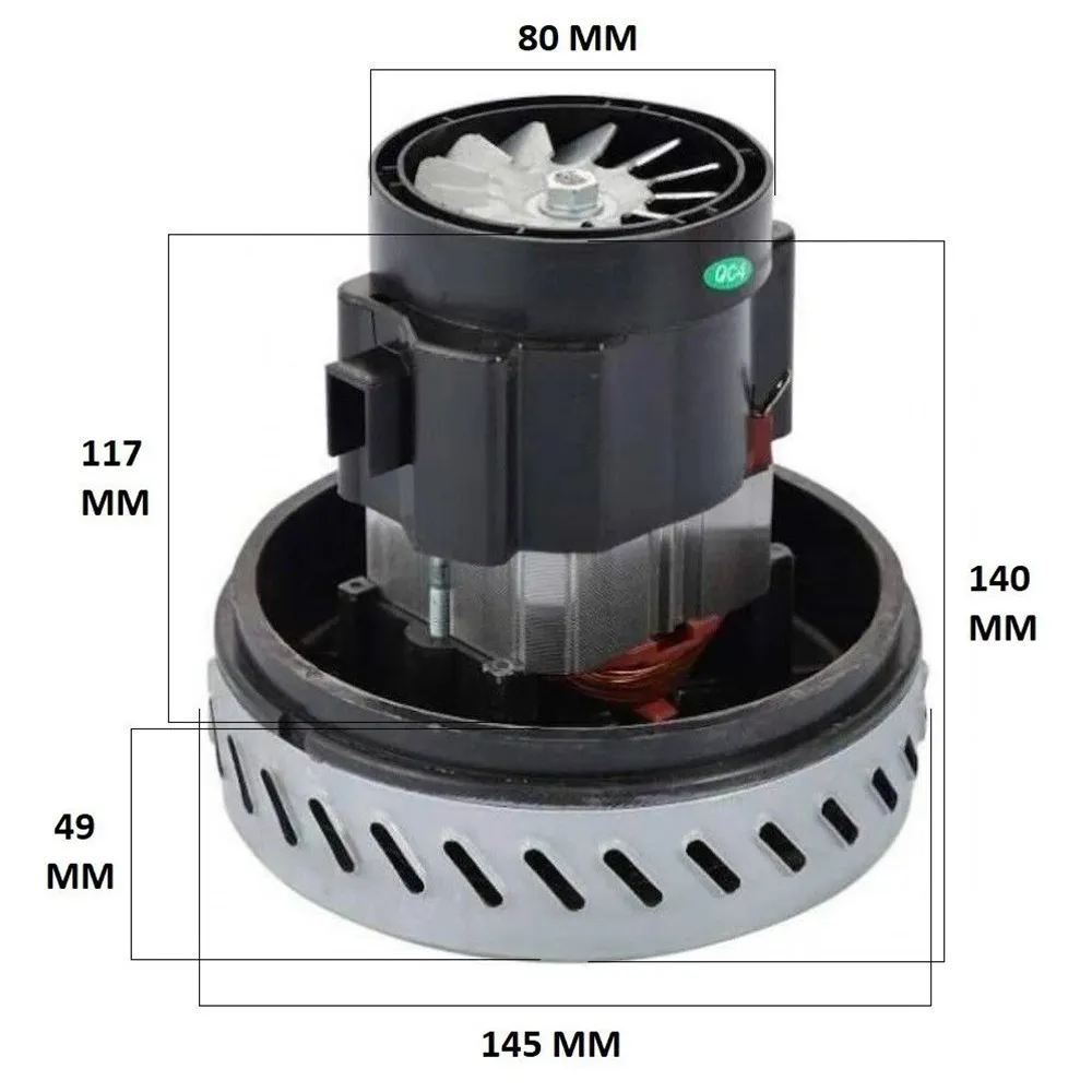 Compatible for Lavor Silent FR vacuum cleaner motor 1400 W