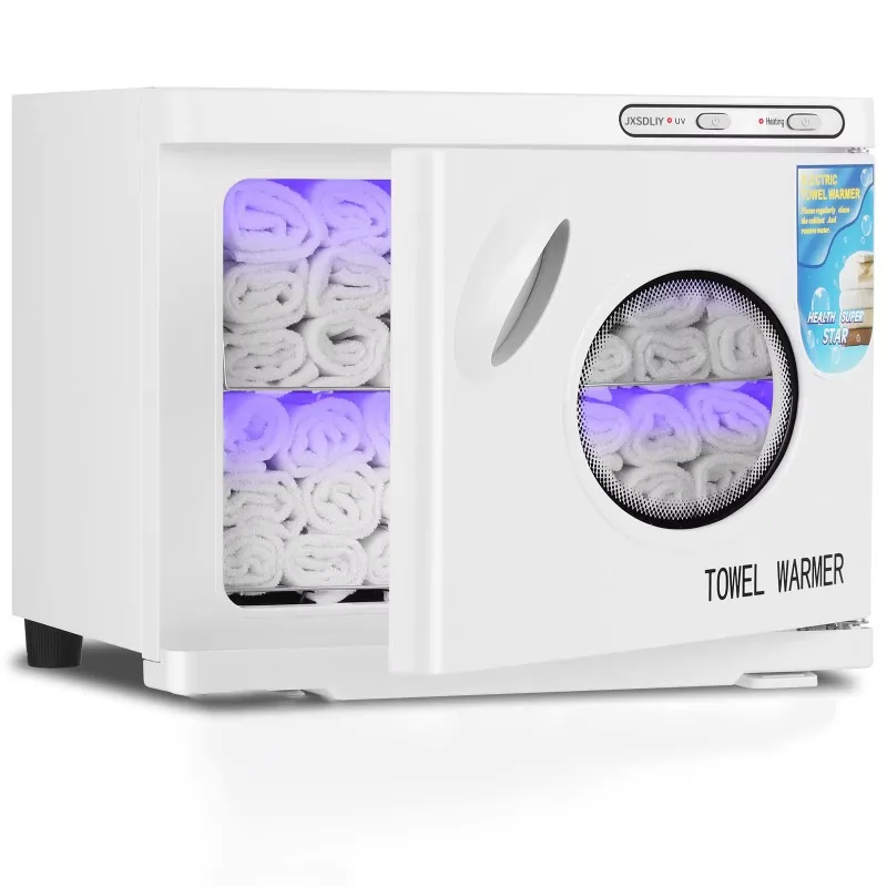 Salon Use High-Temperature Steam Wet Towel Heating Disinfection Cabinet Modern Plastic Small Commercial Machine