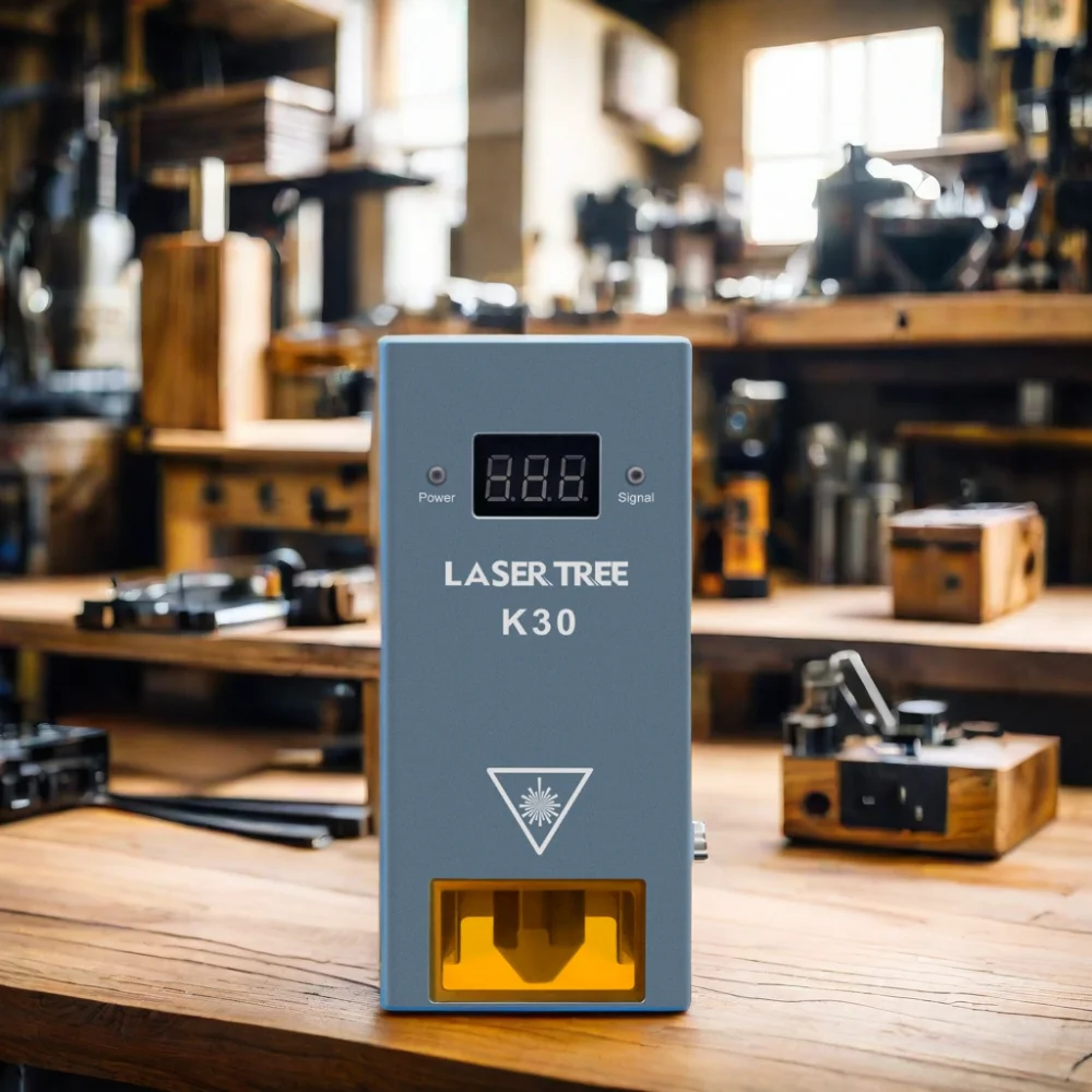 

LASER TREE K30 Fixed Focus 30W Optical Power Laser Engraving Module With Air Assist TTL PWM Modulation Laser Equipment Parts