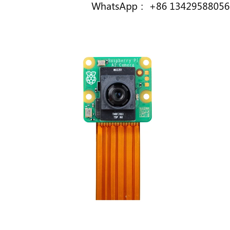 Raspberry Pi Al Camera 12MP for IMX500 Sensor for Raspberry Pi 5/3/4/Zero/2 On-board AI Acceleration