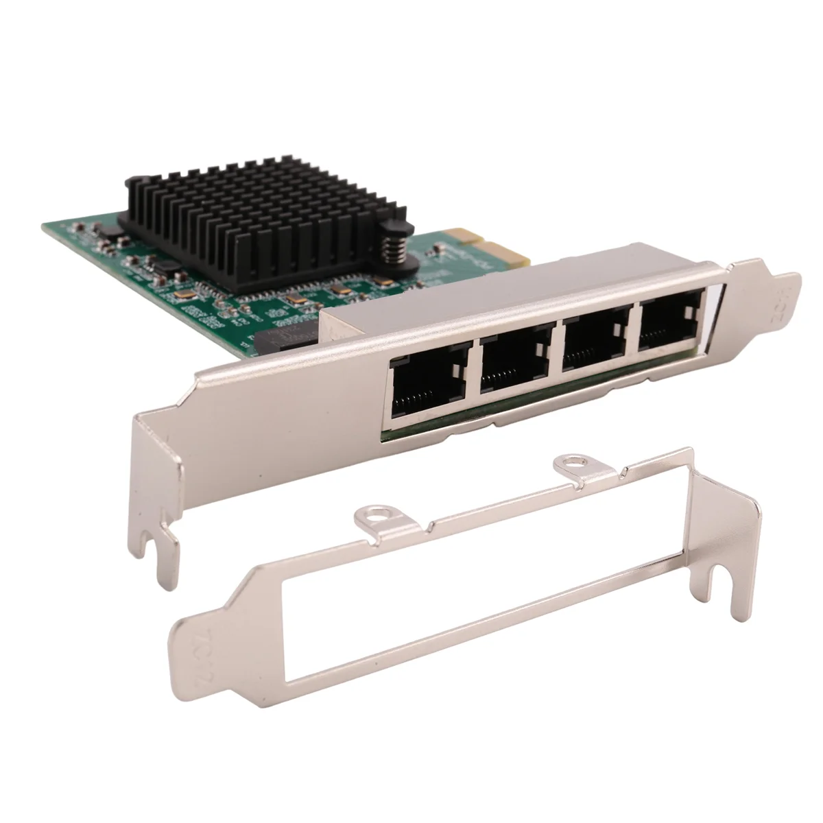 Schede di rete Adattatore di rete/Ethernet/Lan Scheda di rete PCI-E Scheda di rete Realtek RJ45 Internet Ethernet Gigabit a 4 porte