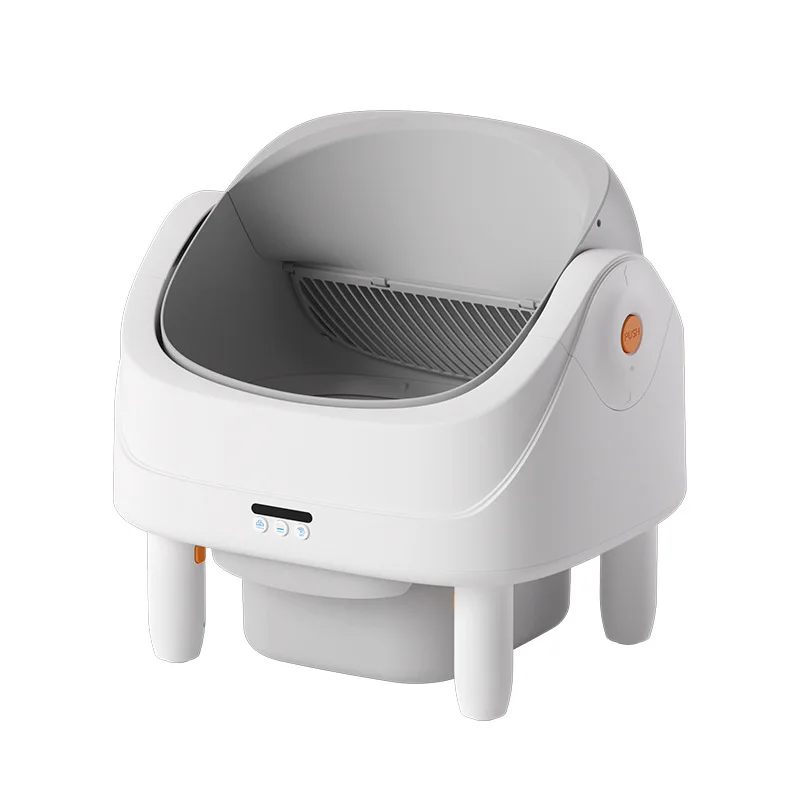 Open Fully Automatic Multi-Color Large Smart Electric Cat Litter Box for Cats One-Click Cleaning Poop Scooping Odor