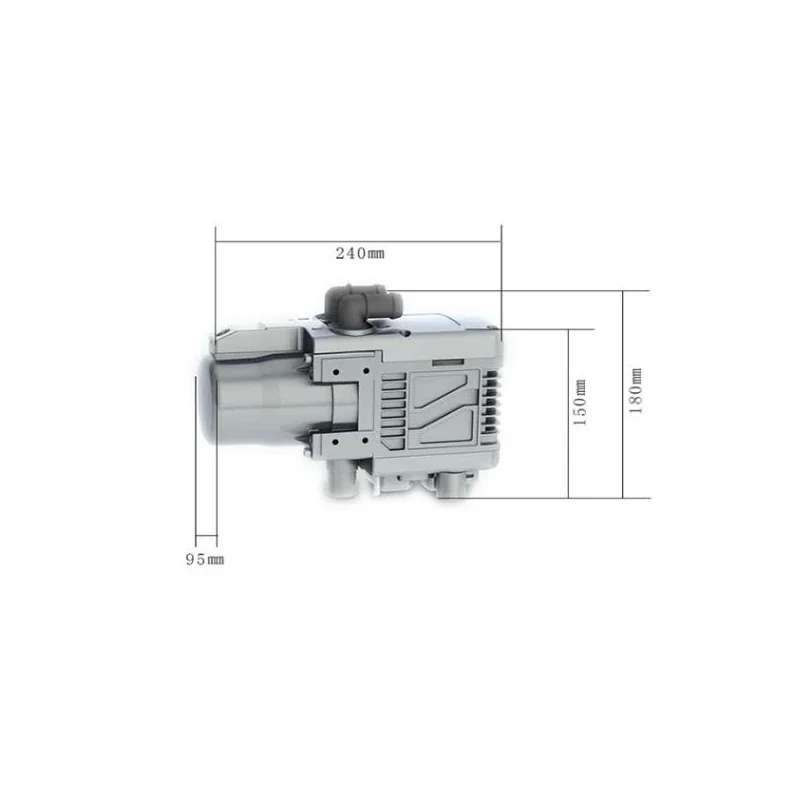 5000 W 12 V Vehicle Air Heater Diesel Dual Mode Universal Water Heater With Remote Control LCD Monitor For Motor Trucks