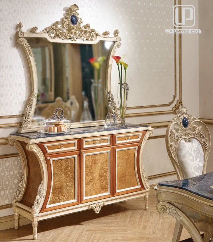 Королевский золотой классический шкаф для гостиной, кухня, Гана, кухонный шкаф, деревянный резной антикварный винный шкаф