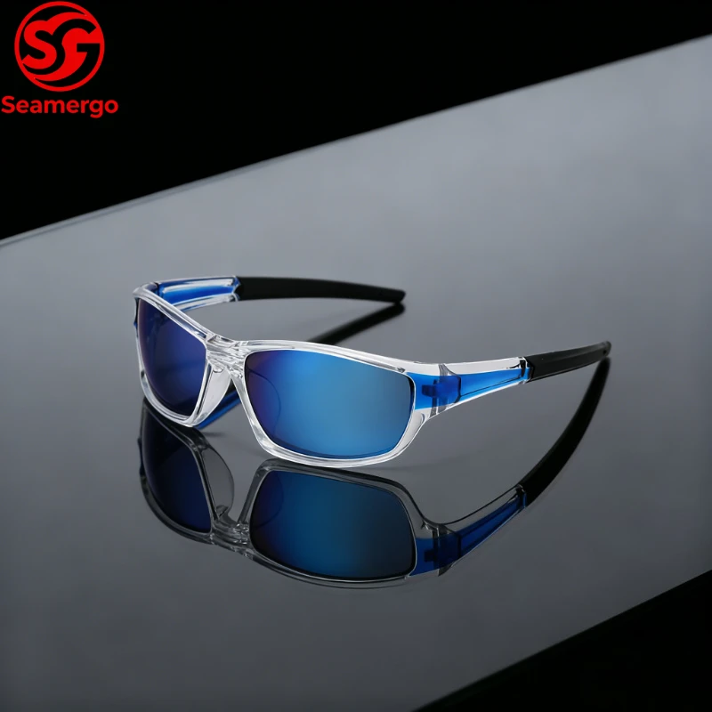 Trend Retro Sonnenbrille mit transparentem Rahmen, Unisex, Reitbrille, Outdoor-Sport, Party, Versammlungen, Reisen, Strand, UV-beständig