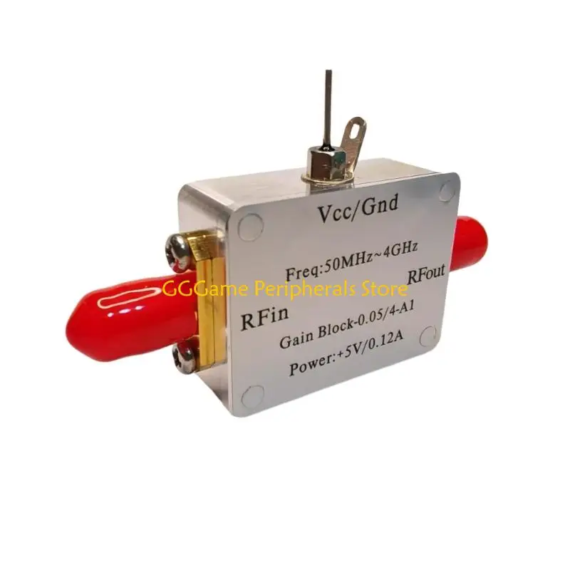 U55B 50MHz-4GHz RF amplificador señal banda ancha bajo ruido ganancia potencia 20dB