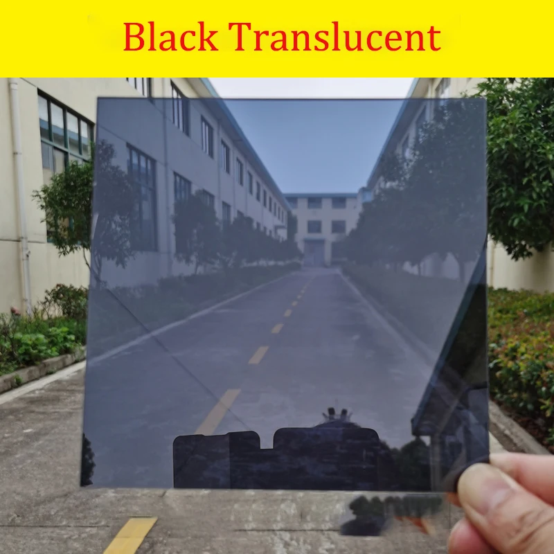 Black  Transparent Acrylic Board Glossy Pure Black Organic Glass Plastic Board Organic Glass PMMA Boar  2mm~5mm