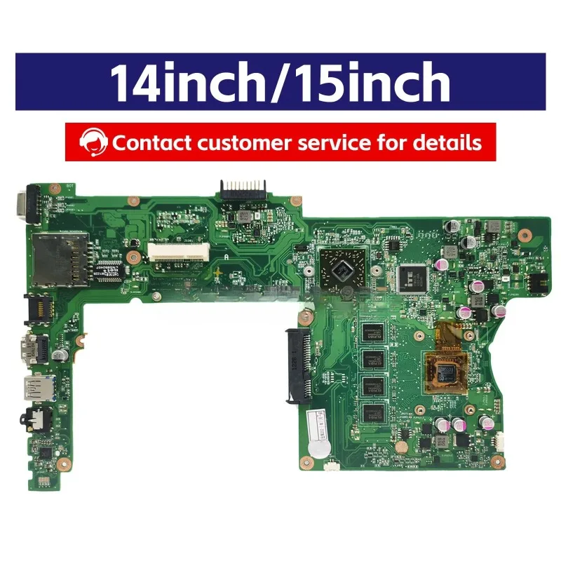 X401U Laptop Motherboard For ASUS VivoBook X401U X401U Notebook Mainboard With CPU fast shipping High quality 100% tests OK