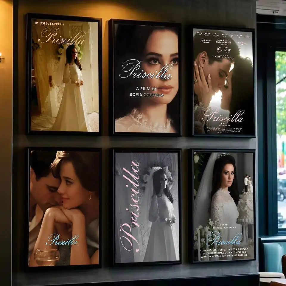 1PC Priscilla New Movie Poster Art With Prints Home Bedroom Living Room Decoration Gift