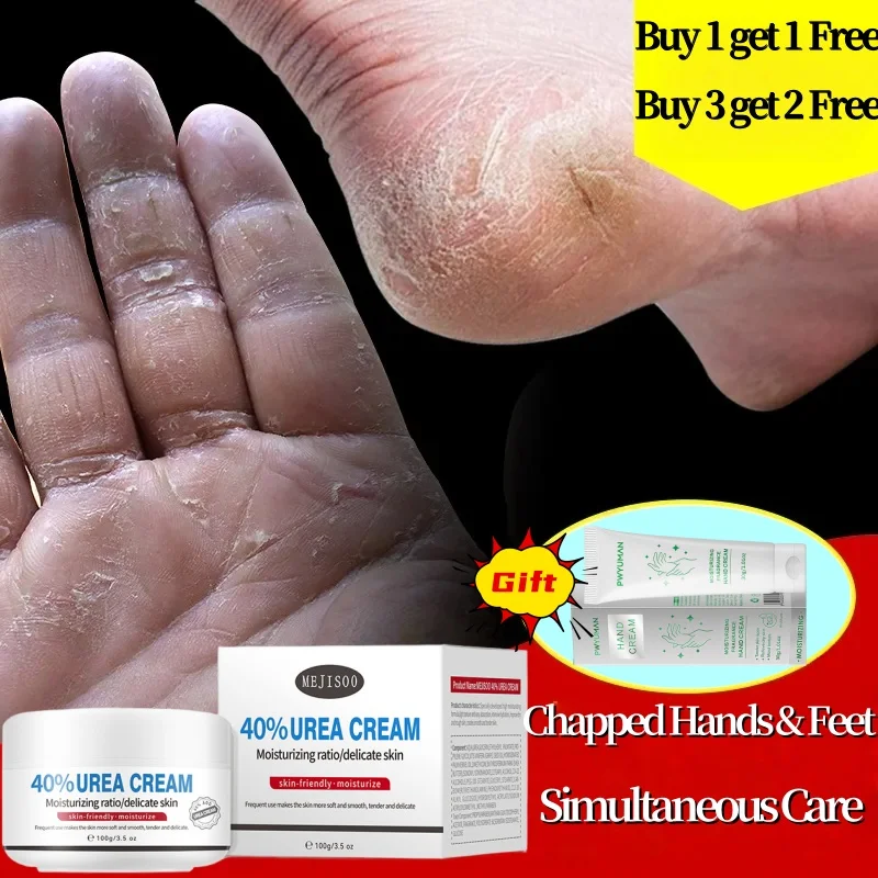 

New 42% Urea Hand & Foot Cream Soften Deeply Moisturize & Exfoliates Repair Crack Exfoliates Deeply Penetrate Long protect Cream