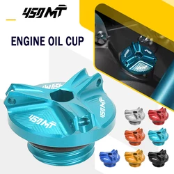 CFMOTO CF 450MT 450 MT 450 MT450 CF450MT 2024 2025 ์คํ ๋ฐ์ด ์ก์ธ์๋ฆฌ M19 * 2.5 ์์ง ์ค์ผ ์ปต ์ฐ๋ฃ ํ๋ฌ ํฑํฌ ์บก ์ปค๋ฒ