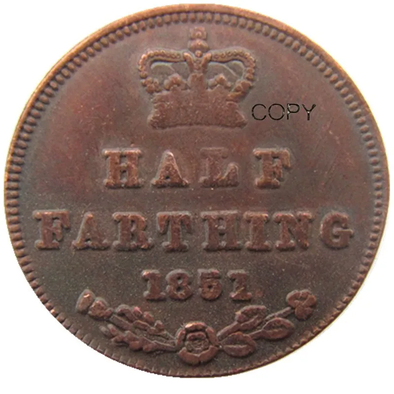 

1851 UK Great Britain / Ceylon Victoria Half Farthing copy coins