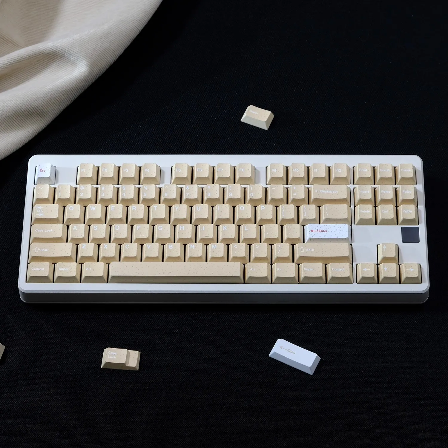 PBT GMK CYL Dune 키캡 세트, MX 스위치 기계식 키보드용, 체리 프로필 염료 승화 키캡