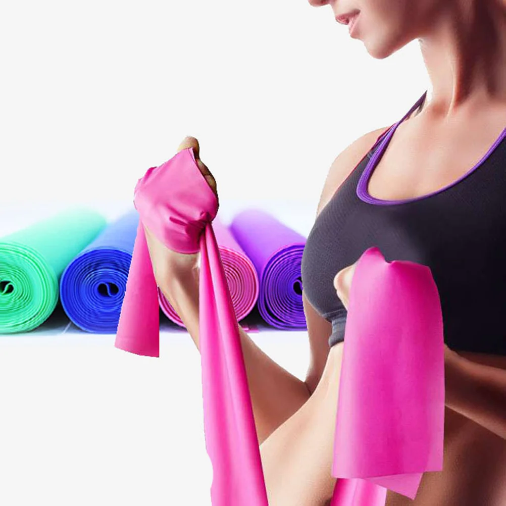 

Purple Yoga Resistance Bands Natural Latex Stretch for Strength Training Workout Fitness Bodybuilding Bands Fitness Band