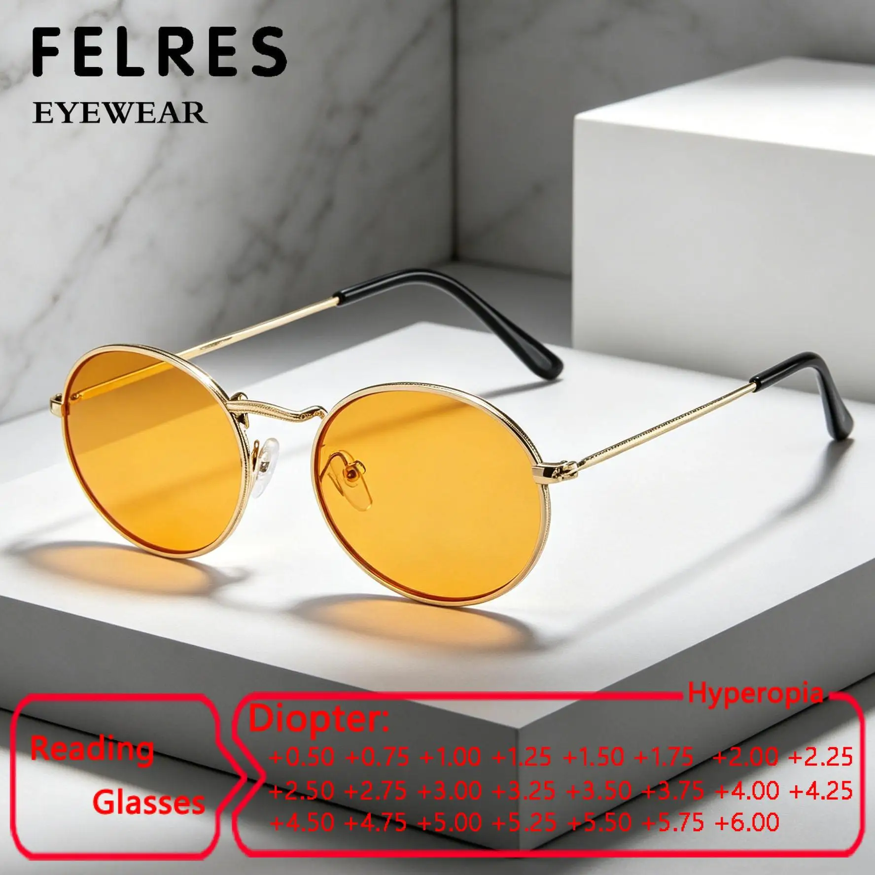 alloy-oval-orange-reading-glasses-men-women-single-focus-shade-finished-presbyopic-eyewear-outdoor-tinted-prescription-readers