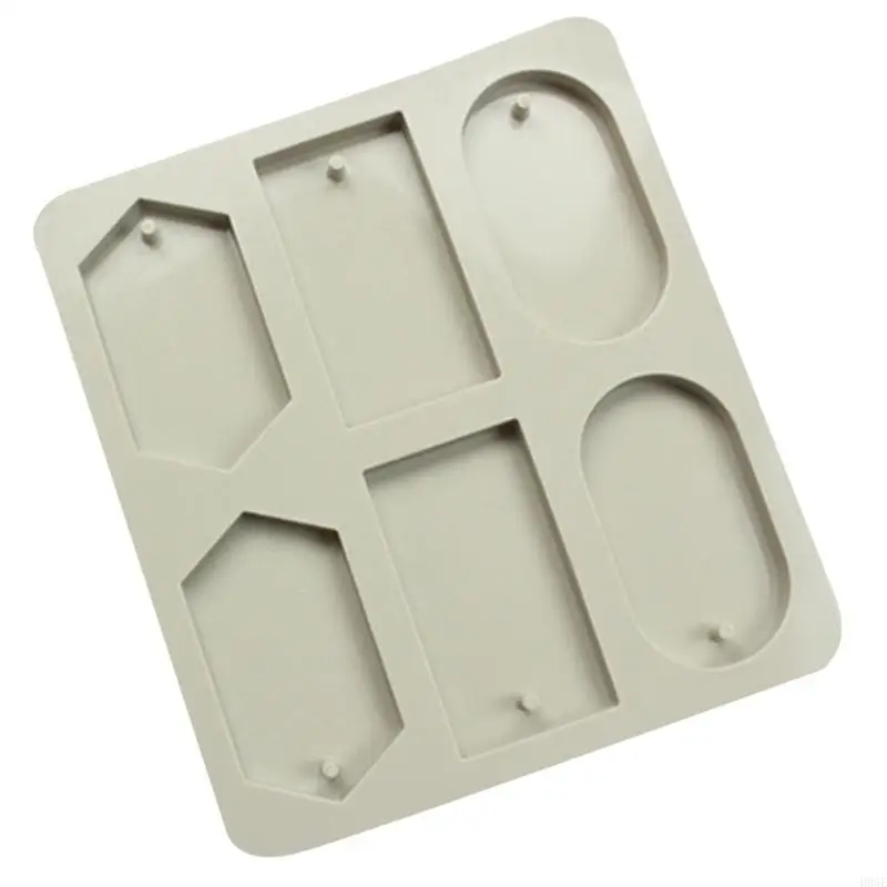 

H05E Rhombus Rectangle Oval Silicone Mold Wax Melt Mold Candles Soaps Making Mould Wax Tablet Mould Plaster Mold