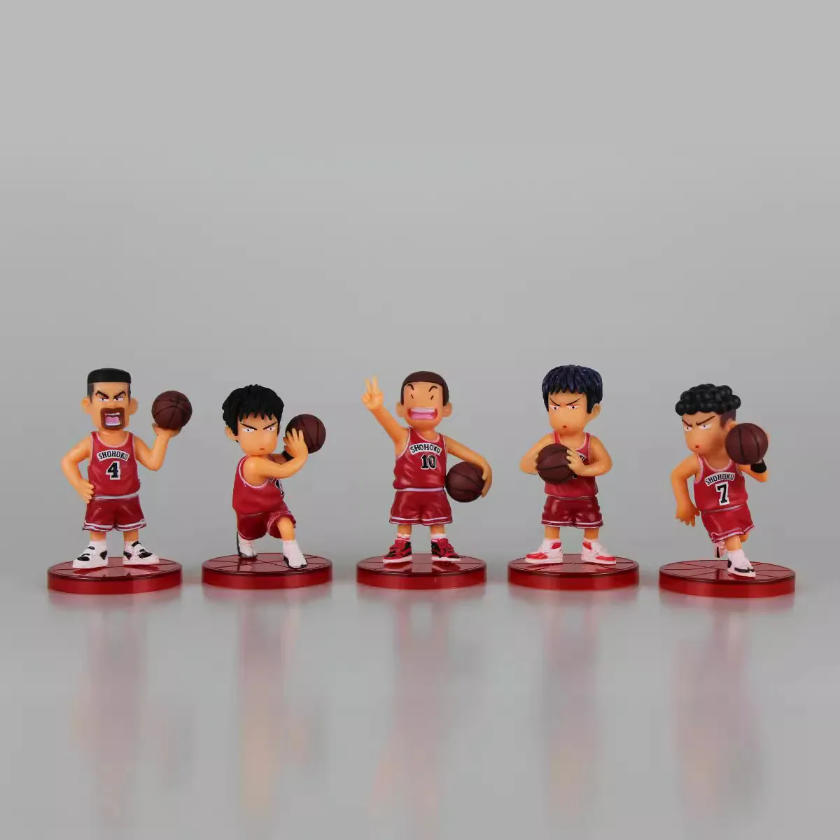 5 teile/satz Anime Slam Dunk Q Version Action Figure Sakuragi Hanamichi Kaede Rukawa Figur Spielzeug Kinder Charme Sammlung Brinquedos