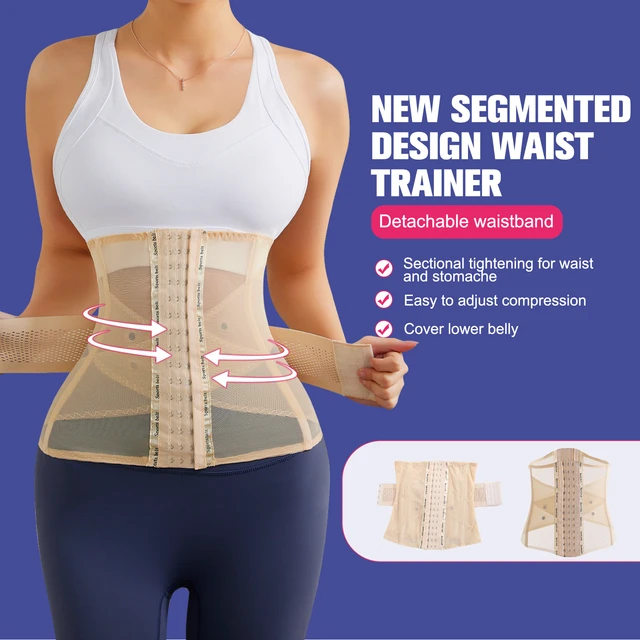 Invisible Belly Waist Trainer Tight Shapewear Double Belt Corset Transparent Summer Shaper Slimming Sheath Woman Flat AliExpress