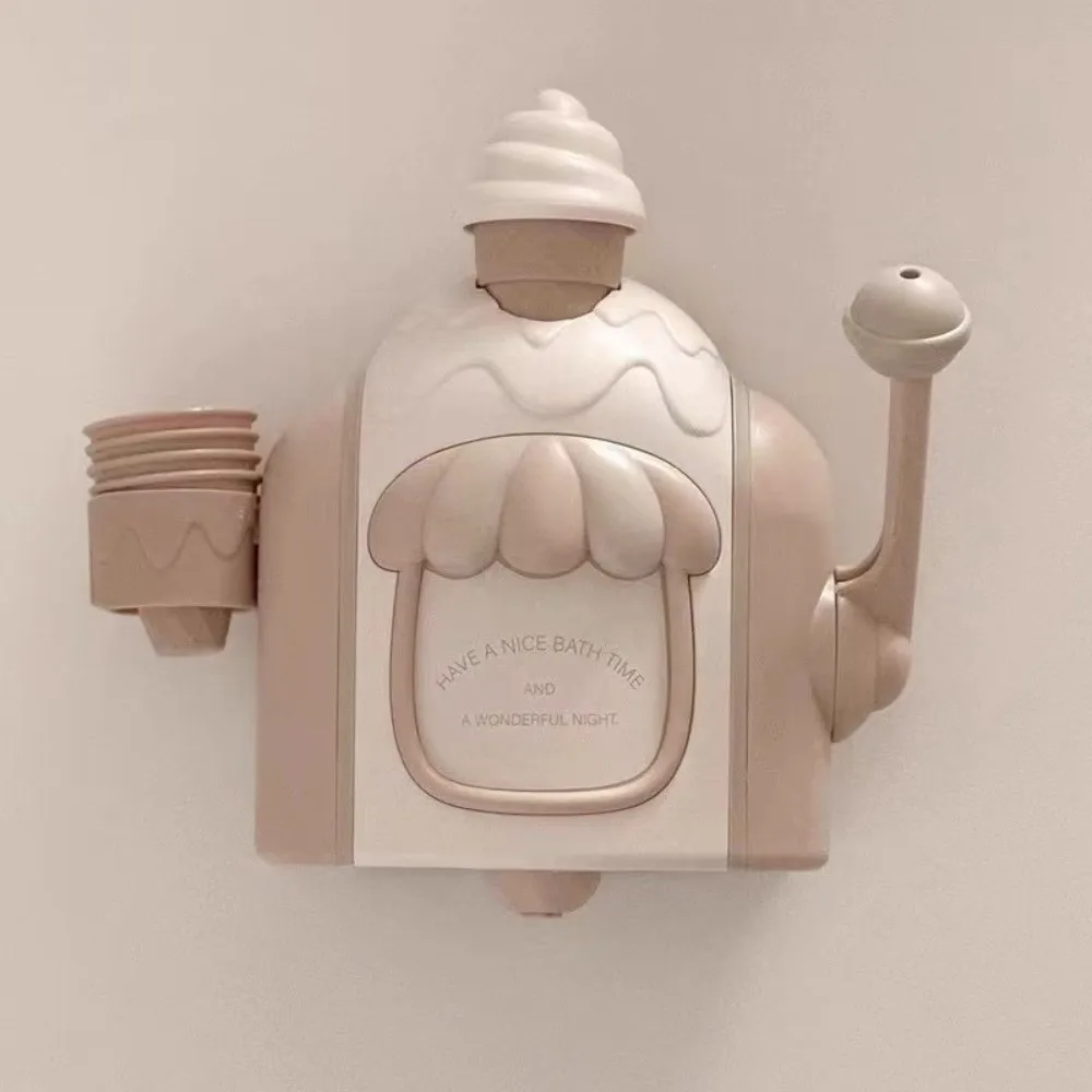 버블 장난감 목욕 버블 아이스크림 메이커 유아 목욕 강력한 흡입 버블 폼 놀이 기계 아이스크림 폼 기계 목욕 시간