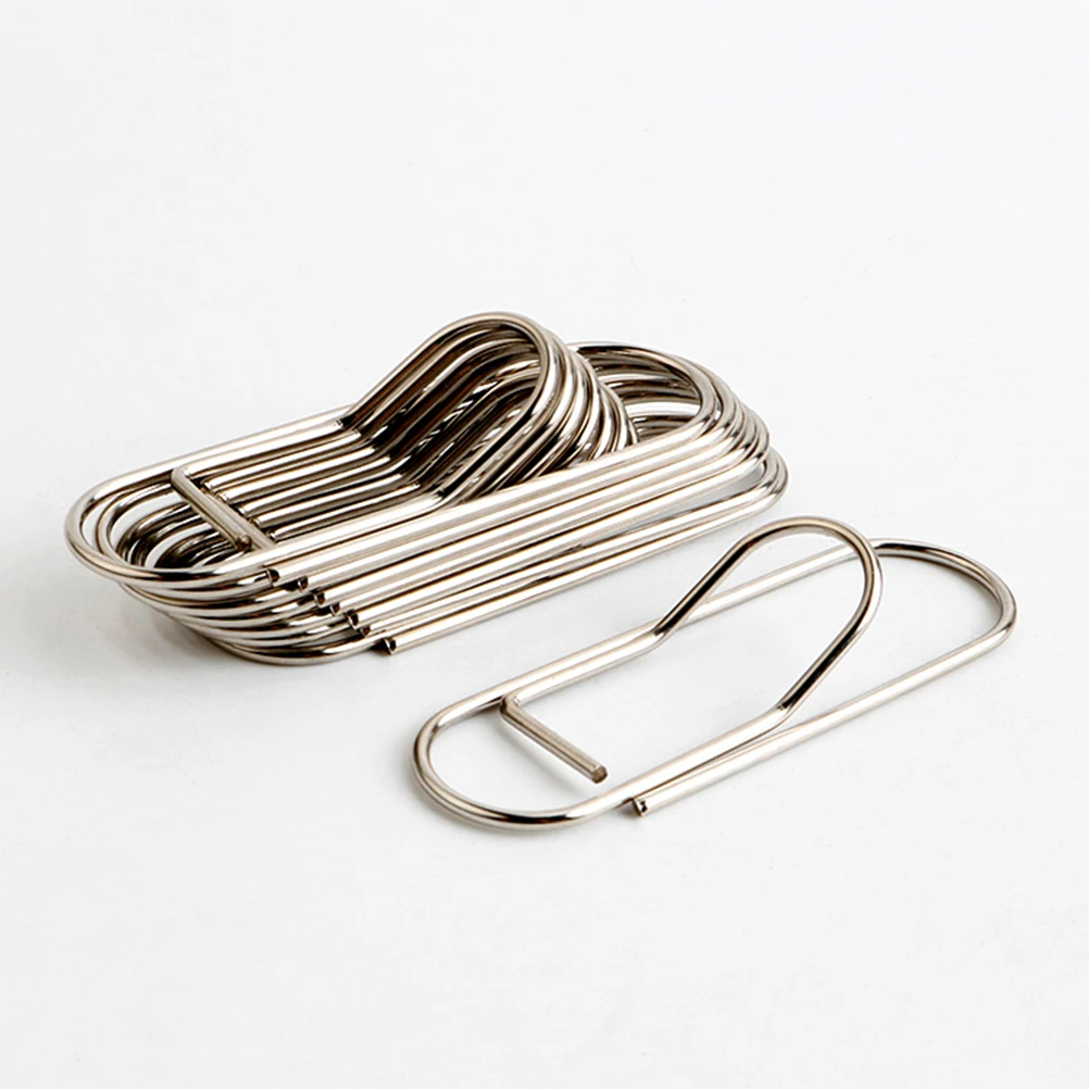 

24pcs Metal Pen Holder Clip Pen Clips For Office School Stationery Rust Resistant Adjustable Smooth Versatile Wallet Key