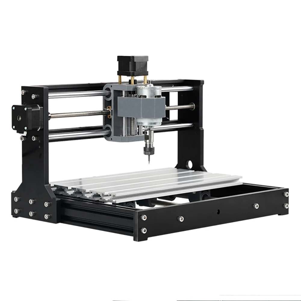 

CNC 3018 With Main Plate Guard the Profile Frame Assembled Usingthreaded Holes Mini Cnc Milling Machine