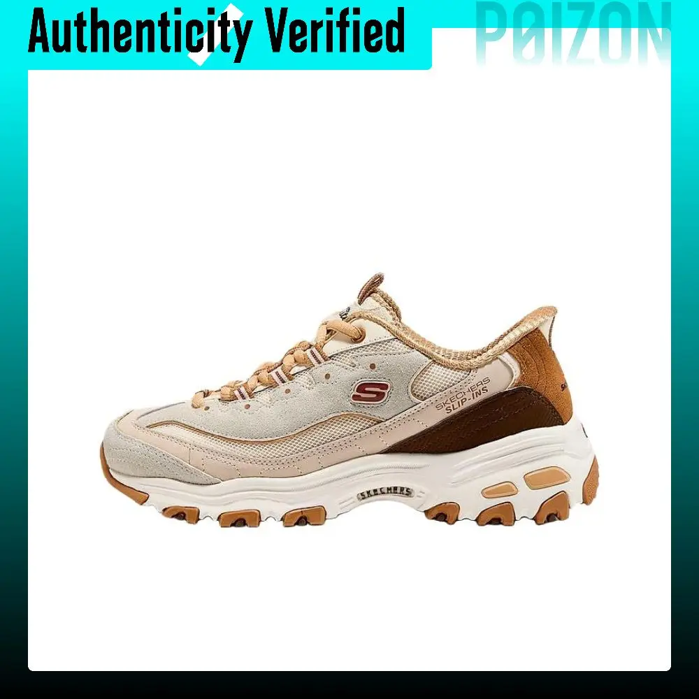 Skechers DLITES Abrasion Resistant Low top Chunky Sneakers Women's 150723-NTTN