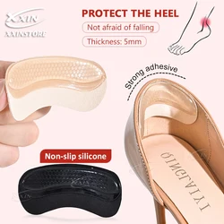 【Xxin】Heel Pad Non-slip High Heel Shoes Pad Heel Protection Stickers Adjustable Size