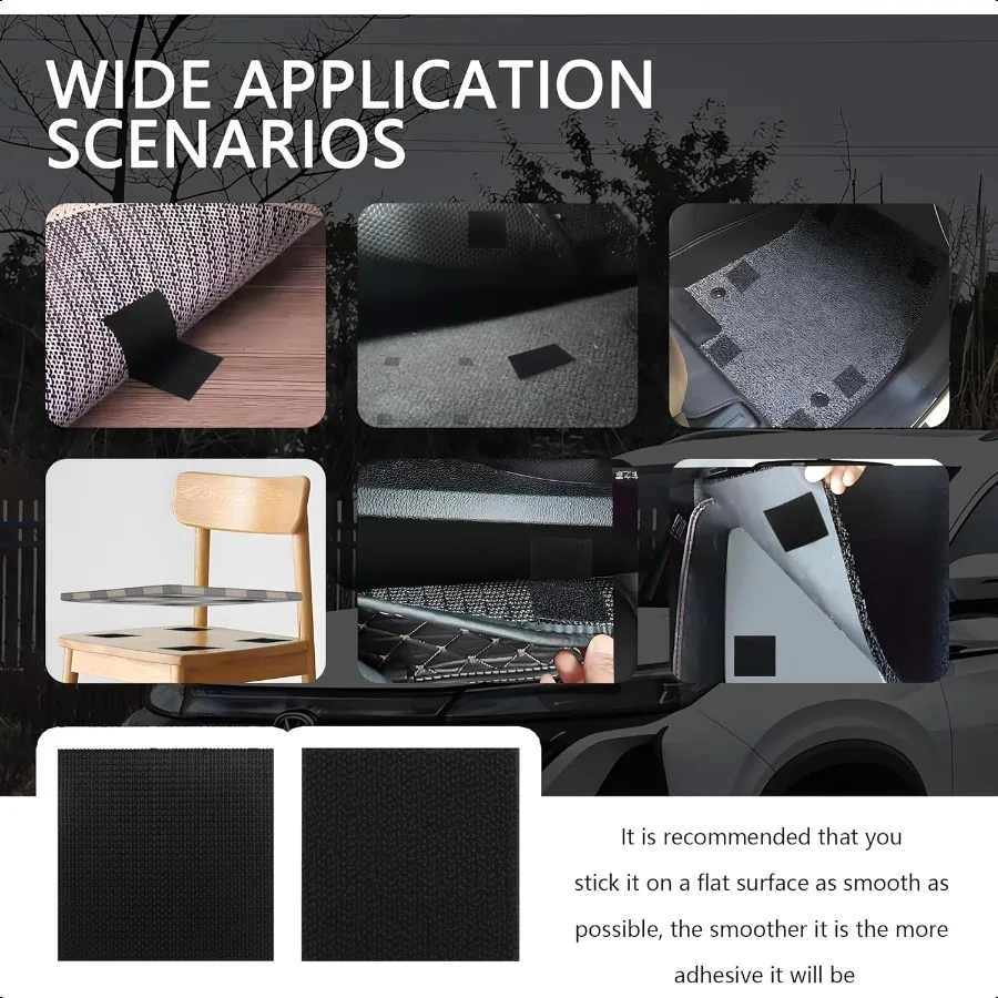 20PCS Car Floor Mat Retainer for Automotive CarpeterAdhesive Hidden Car Mat Clips Keep Car Mats from Sliding Universal Anti Ski