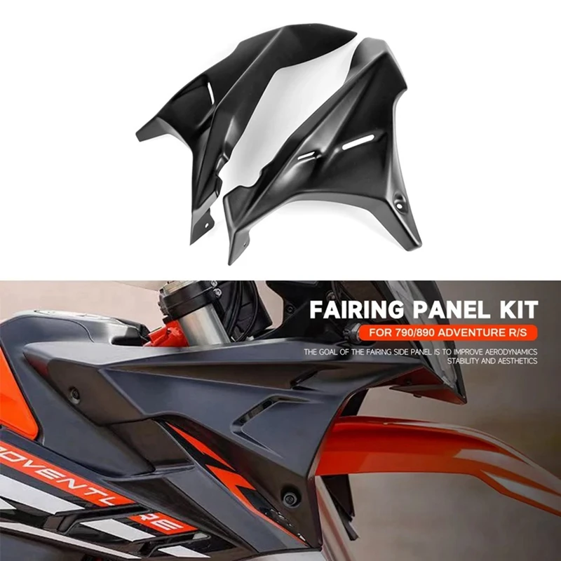 Motorcycle Front Fairing Side Panels Wind Deflector Windscreen Plate Cover For 790 890 ADV Adventure R S 2022+