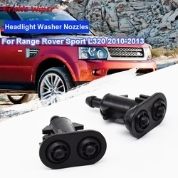 Erick's Wiper 2Pcs Front Headlight Washer Jet Nozzles For Land Rover Range Rover Sport L320 2010 - 2013 OE# LR015359 LR015358