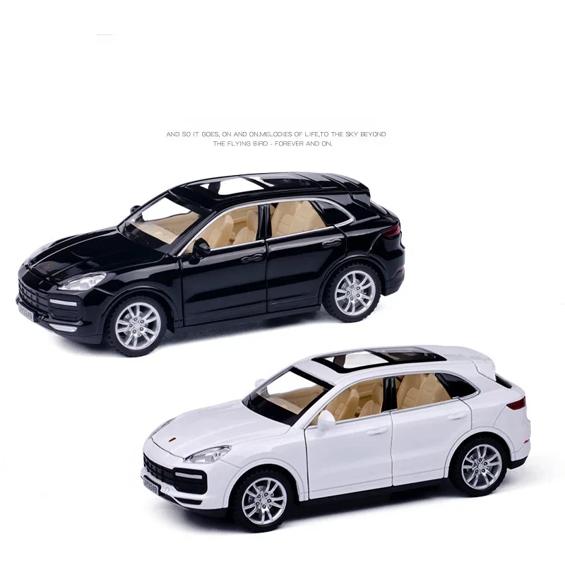 1:32 Porsche Cayenne Turbo car die-casting model simulation decoration series gifts, children\'s rebound toys A768