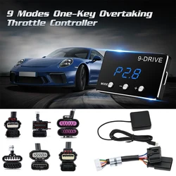 Racing Power Accelerator Controller Plug Play 9-Drives Electronics Throttle Controller Car Pedal Booster Tuning Parts Accessory