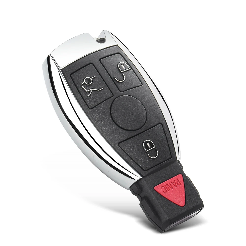 KEYYOU inteligentny zdalny kluczyk do samochodu Mercedes Benz rok 2000 + obsługuje oryginalne przyciski NEC i BGA 315MHz lub 433.92MHz 2/3/4