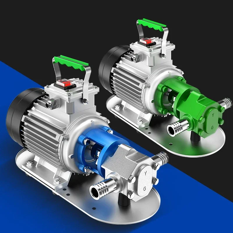 Self-priming stainless steel pump 220V/380V gear high viscosity engine  diesel edible oil hydraulic pump