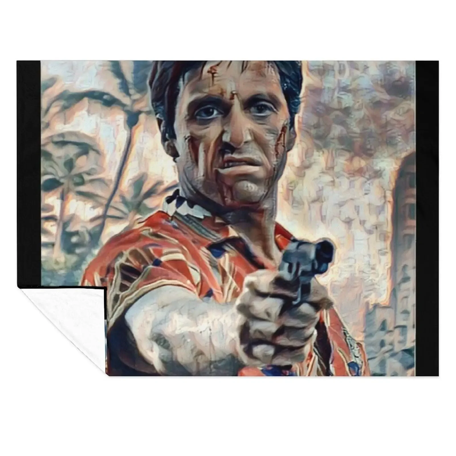 

Scarface Throw Blanket Tourist Sofa Throw Plaid on the sofa christmas decoration Blankets