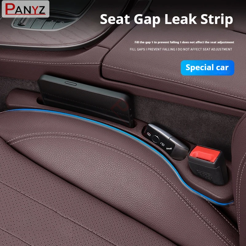 Car Seat Gap Filler Side Seam Plug Strip with Groove Leak-proof Filling Strip For Nissan Qashqai J10 Juke Micra Leaf Pathfinder