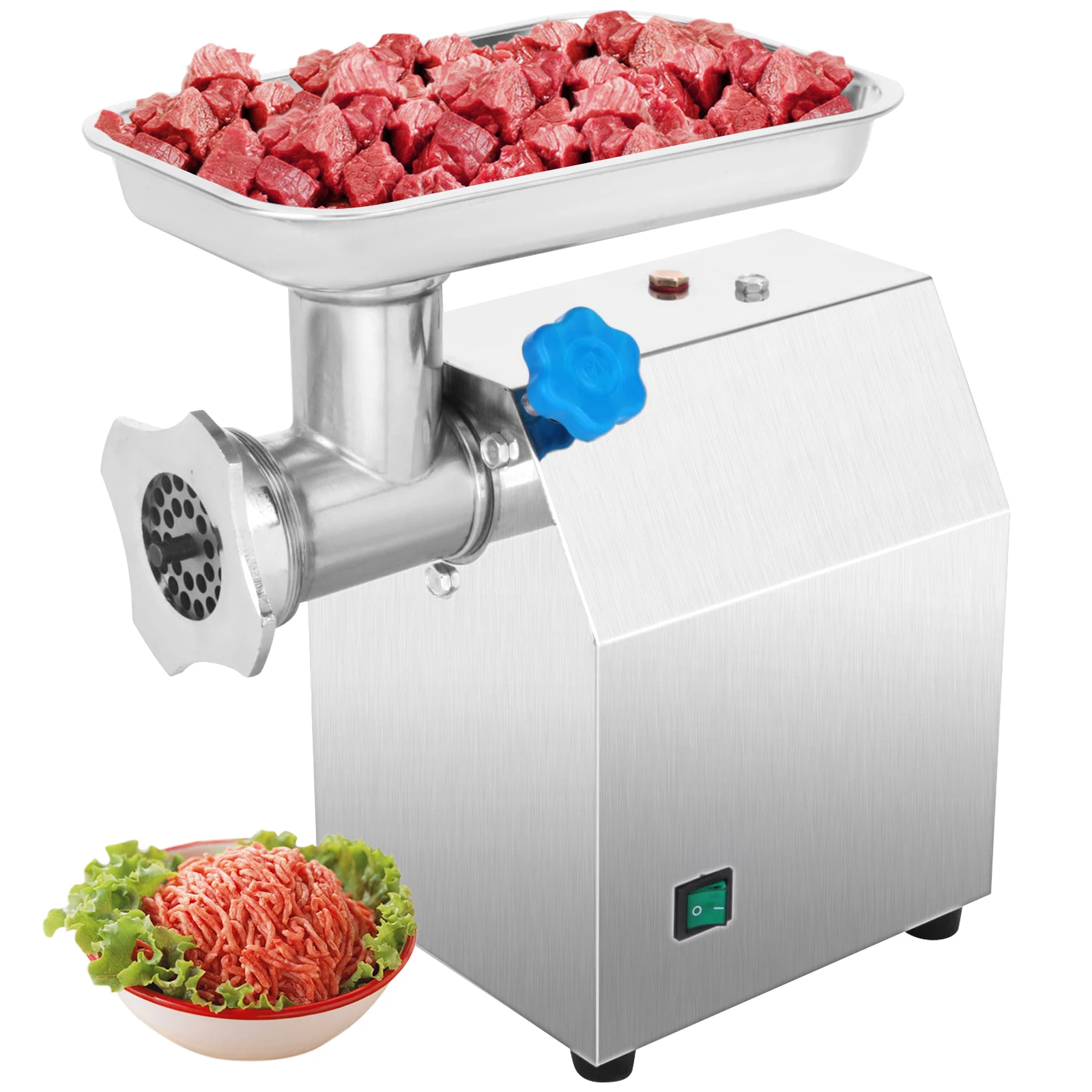 SucceBuy-picadora de carne eléctrica de alta resistencia, 122 Kg/H, potente embutidor de salchichas portátil para el hogar, PICADORA DE CARNE, procesador de alimentos