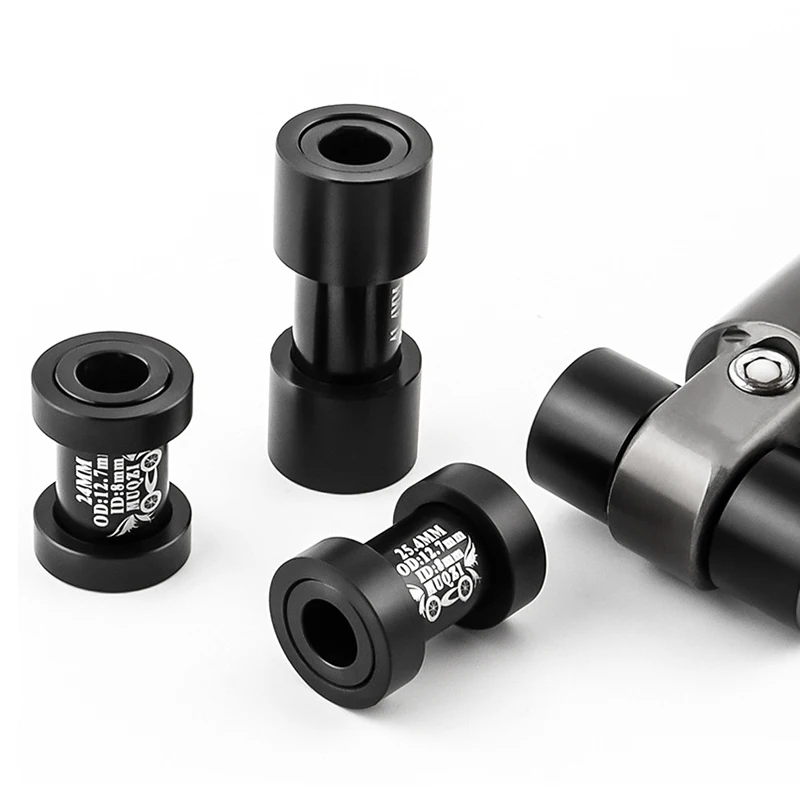 Bicycle Rear Shock Absorber Bushing Shim 12.7x10/8mm Nylon AL7075 Alloy Mountain Bike Rear Shock Absorber Sleeve Shim Adapter