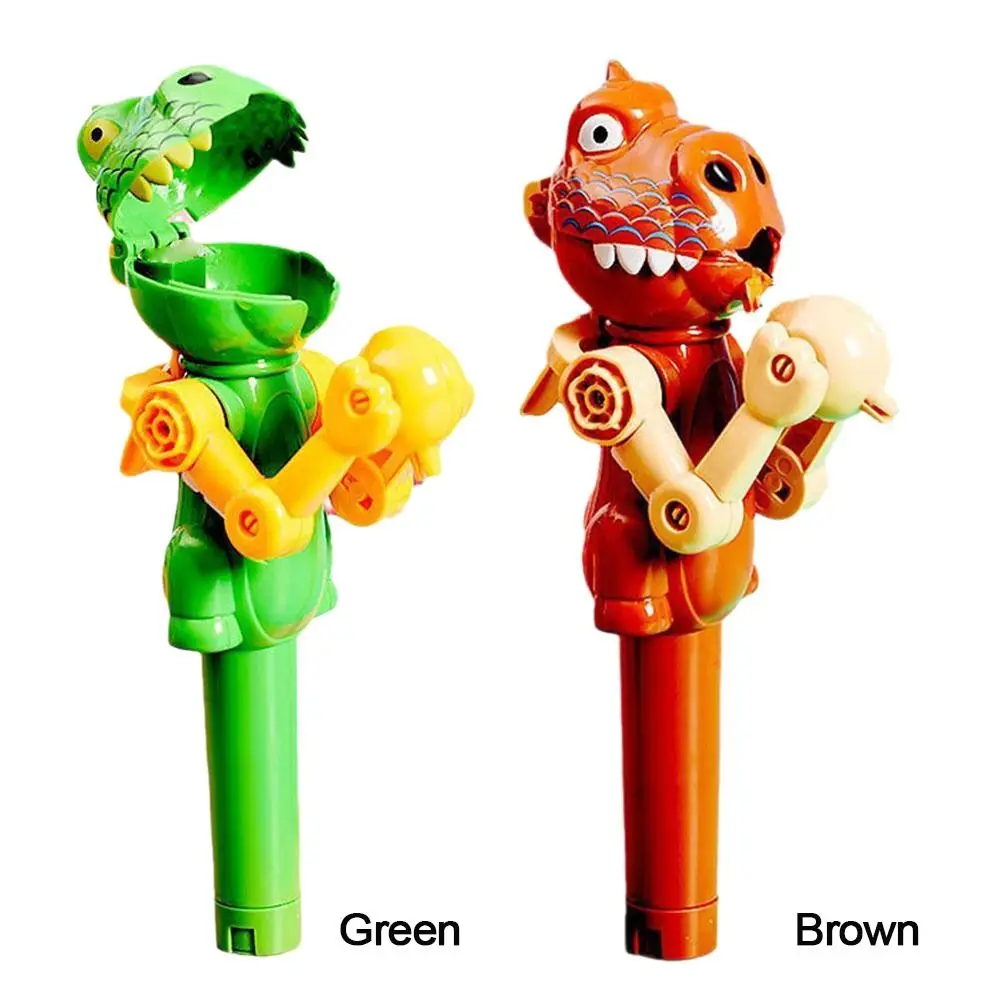 Dustproof Snack Holder Toy For Children Lollipops Case Lollipop Robot Holder Dinosaur Shape Candy Storage