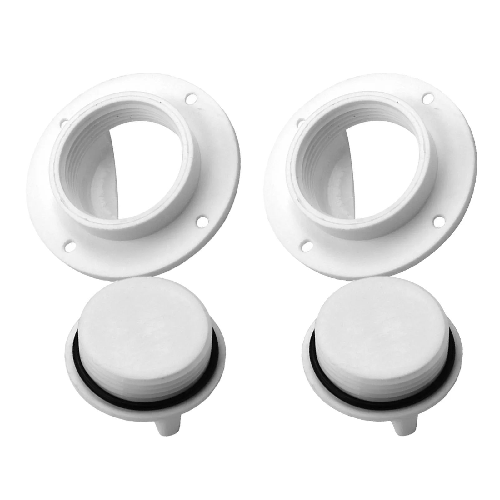 

2 шт. морских дренажных заглушек из пластика, устойчивых к коррозии, для лодок и байдарок, сливные клапаны, заглушки для сливных отверстий, замена самовыжимающих клапанов