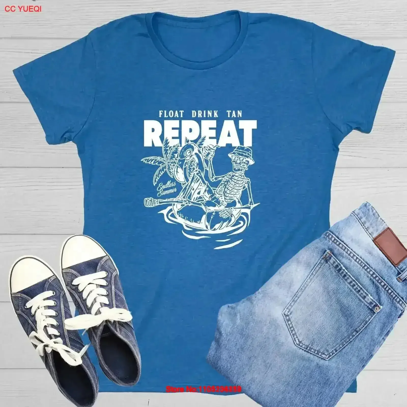 Float Drink Tan Sarcastic Novelty s Funny Womens T Shirt vintage Washed Stretched Stylish Breathable designer clothes Soft