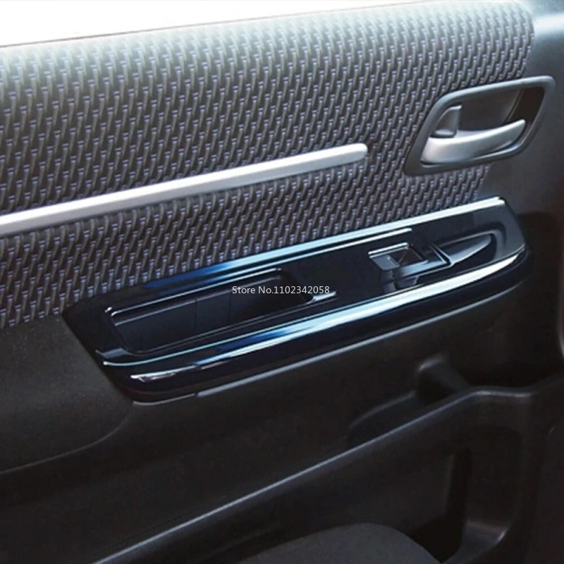For HONDA STEPWGN / STEPWGN SPADA RP 2015-2021 P/W PANEL Door armrest Window Lift Switch Frame Car Styling Sticker Accessories