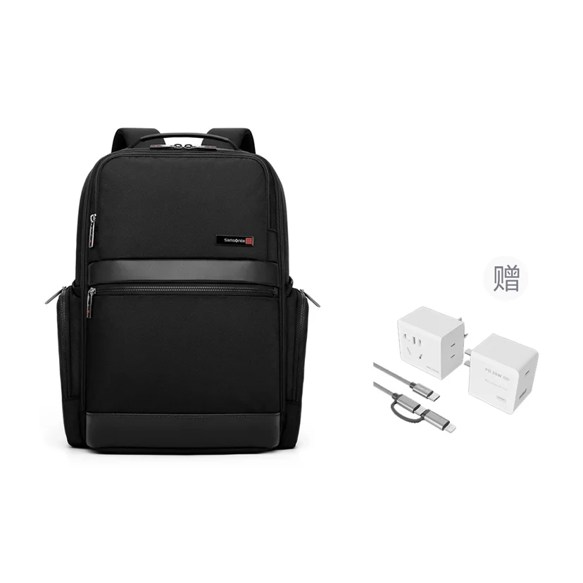 SAMSONITE Fabric Backpack Large Men's Black TU5-09001