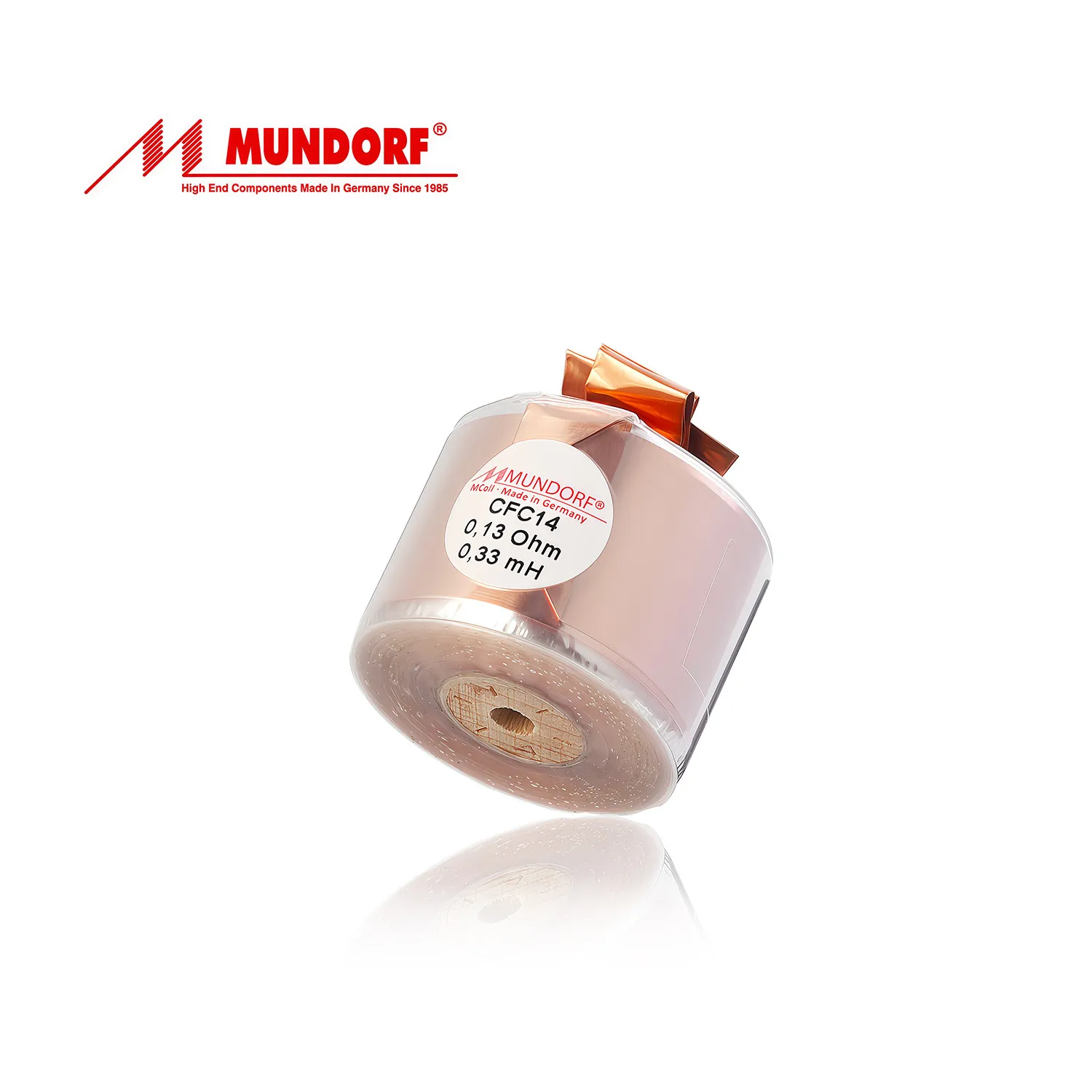 German imported Mundorf CFC series 14AWG copper foil 0.1mh~15mh crossover inductor