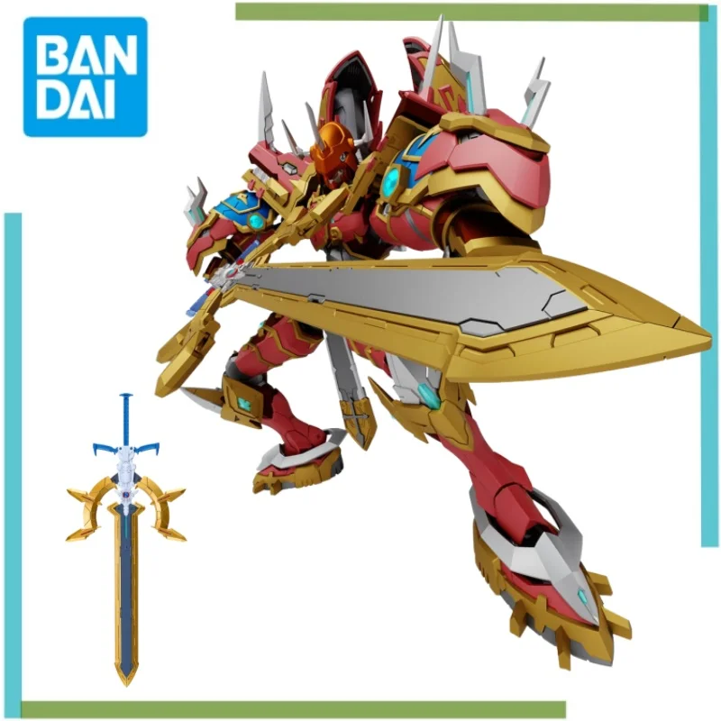 

Bandai оригинальная аниме-модель в сборе, экшн-фигурка Digimon, стандартная усиленная фигурка KAISERGREYMON, комплект пластиковой модели