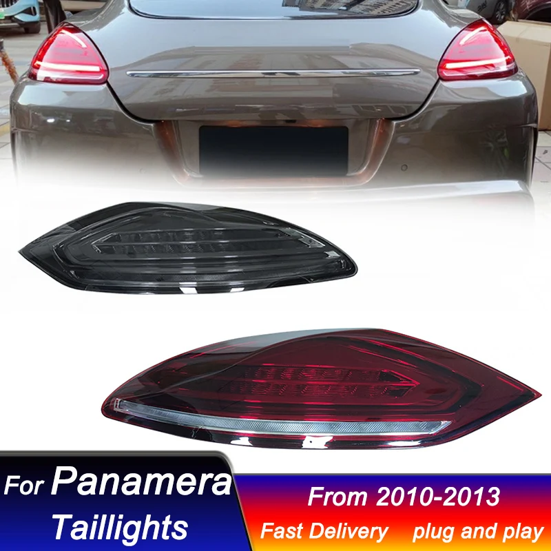 Car styling Taillights For Porsche Panamera 970.1 2010-2013 to new Style LED DRL Turn Signal Lamp Assembly Brake Reverse Fog