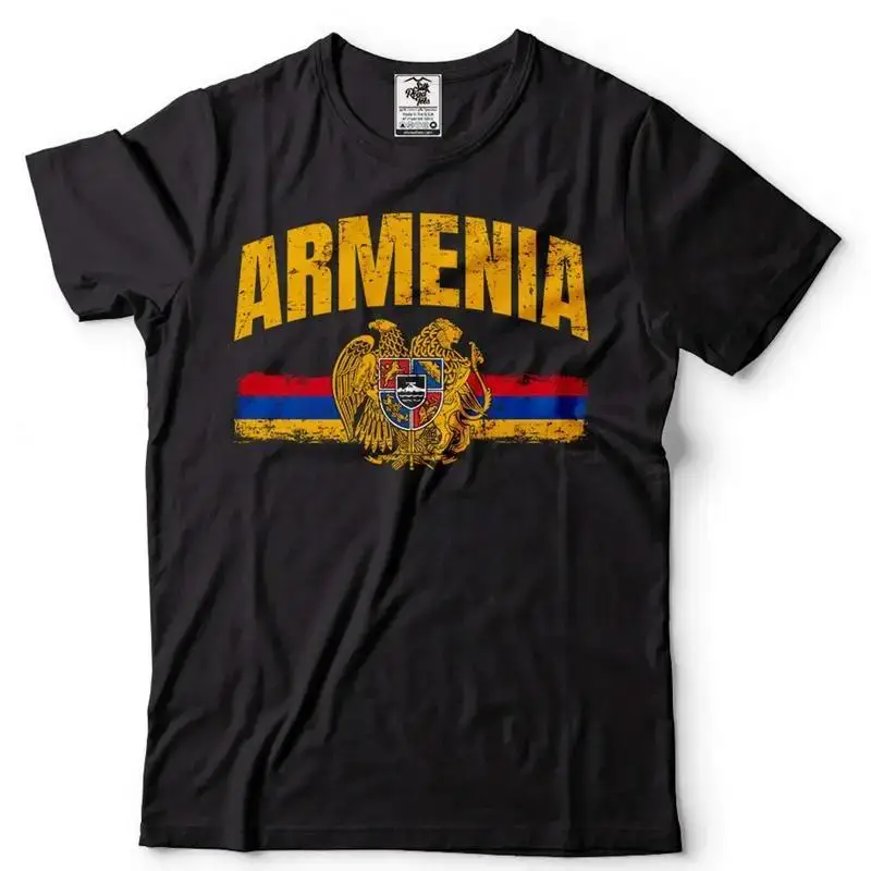 Armenien Unisex-Shirt Armenien Flaggen-Logo Landes-T-Shirt Armenische Patriotische Shirts