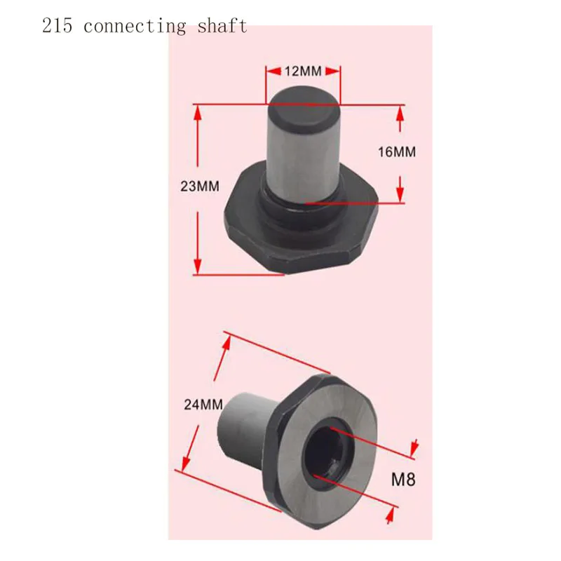 Air Grinder Small Shaft Core Connecting Shaft Sandpaper Machine Square Triangle Shaped Grinding Machine Hexagonal Shaft Core