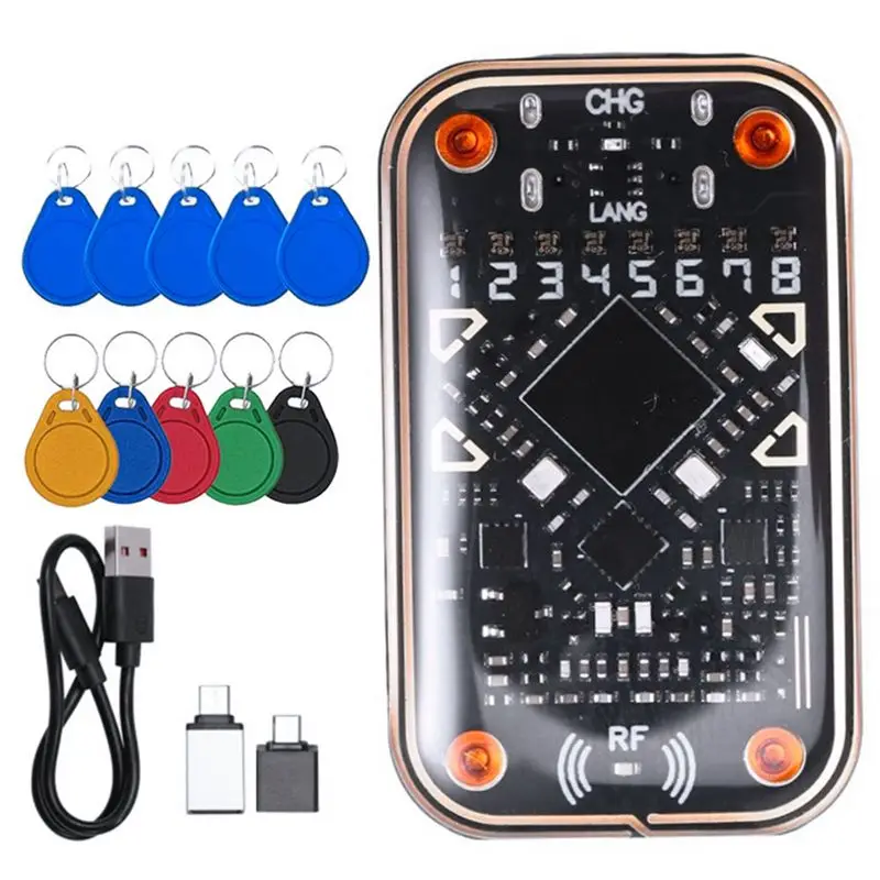 lecteur-de-puces-intelligentes-rfid-scls-chameleon-ultra-v20-5-porte-cles-cuid-uid-125khz-1356mhz-decodeur-de-cartes-duplicateur