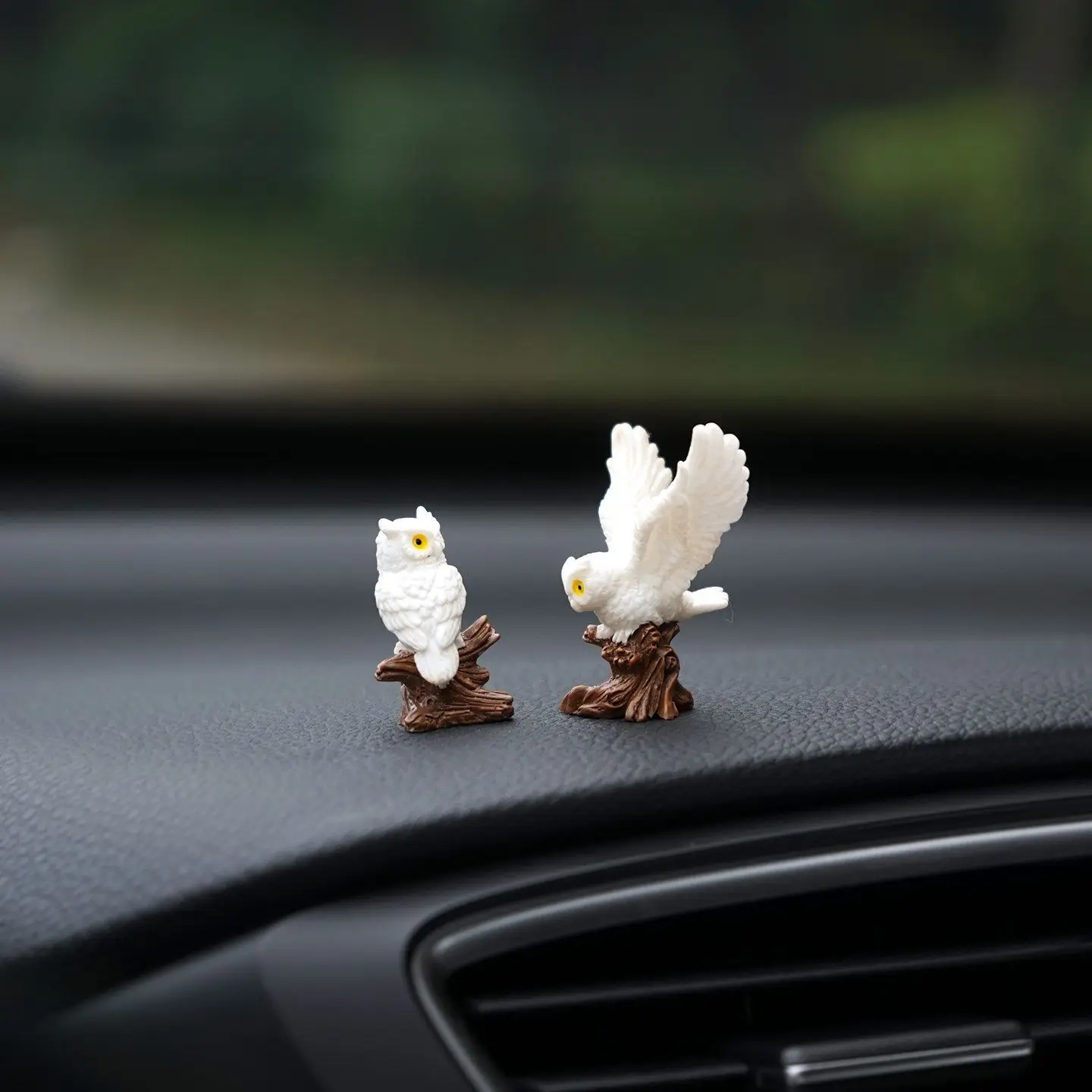 Harry Potter Hedwig Mini Owl Car Doll Cute Cartoon Creative Car Decoration Gift Fun Friend Gift Decoration